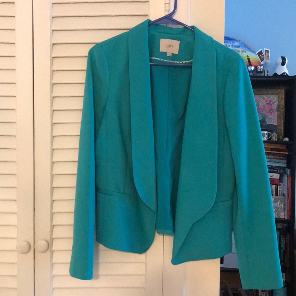 Teal LOFT blazer